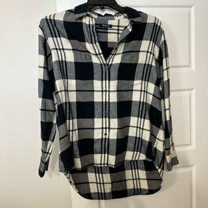 Madewell plaid flannel shirt - size Small